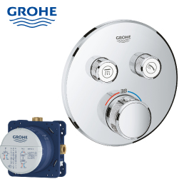 GROHE GROHTHERM SMARTCONTROL 埋壁式定溫浴用龍頭(含預埋軸心) 29119000_35600000