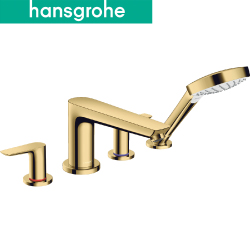 hansgrohe Talis E 四件式缸上型龍頭-亮金(含軸心) 71748-99_13244-18