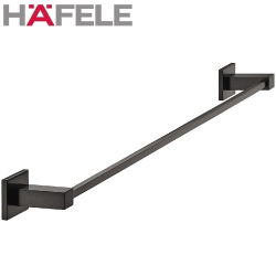 HAFELE 毛巾桿(霧黑) 980.60.713