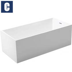 CBK 無接縫全平獨立壓克力浴缸(145~148cm) CBK-T0162-2