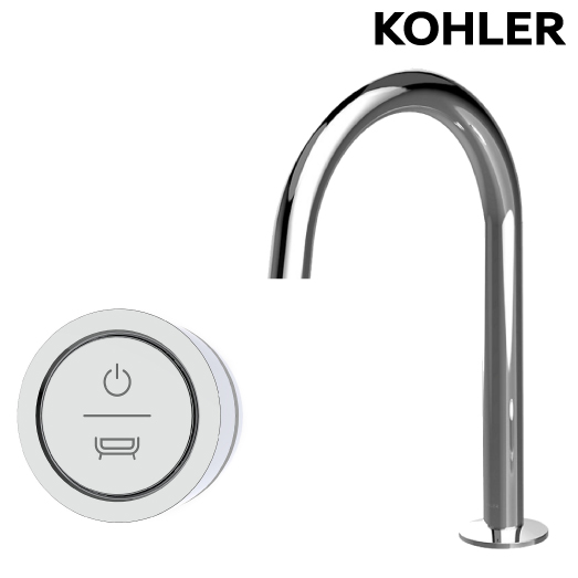 KOHLER DTV MODE 缸邊式浴缸龍頭組合(鉻) K-22329T-7-CP_K-23773T-NA