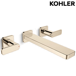 KOHLER Parallel 臉盆龍頭(法蘭金 - 長版) K-22570T-B4-AF