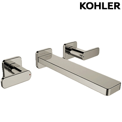 KOHLER Parallel 臉盆龍頭(羅曼銀 - 長版) K-22570T-B4-BN