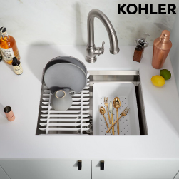 KOHLER Prolific 功能型不鏽鋼水槽(58.4x45cm) K-23650T-C-NA
