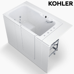 KOHLER Belay 走入式壓克力按摩浴缸(150cm) K-23769T-LCP-0_K-23769T-RCP-0