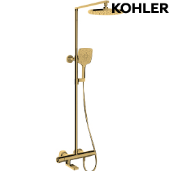 KOHLER Composed 恆溫淋浴柱(摩登金) K-73111T-7-2MB