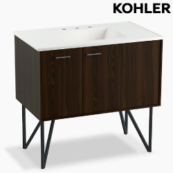 KOHLER Jute 浴櫃盆組(90cm) K-77125-DW1_K-96016T-8-G81