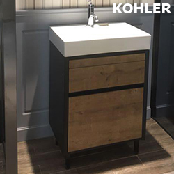 KOHLER Maxispace 浴櫃盆組 - 柏靈頓橡木紋(60cm) K-96120T-1-0_K-96103T-M-H14