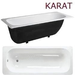 KARAT 琺瑯鋼板浴缸.搪瓷浴缸(140cm) V40A
