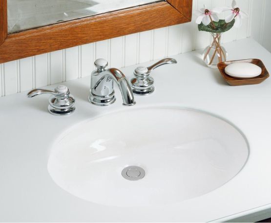 Kohler Caxton 下嵌檯面盆 54cm K 2211 X 0 永昕衛浴廚具 - Kohler Caxton Oval Bathroom Sink K 2211