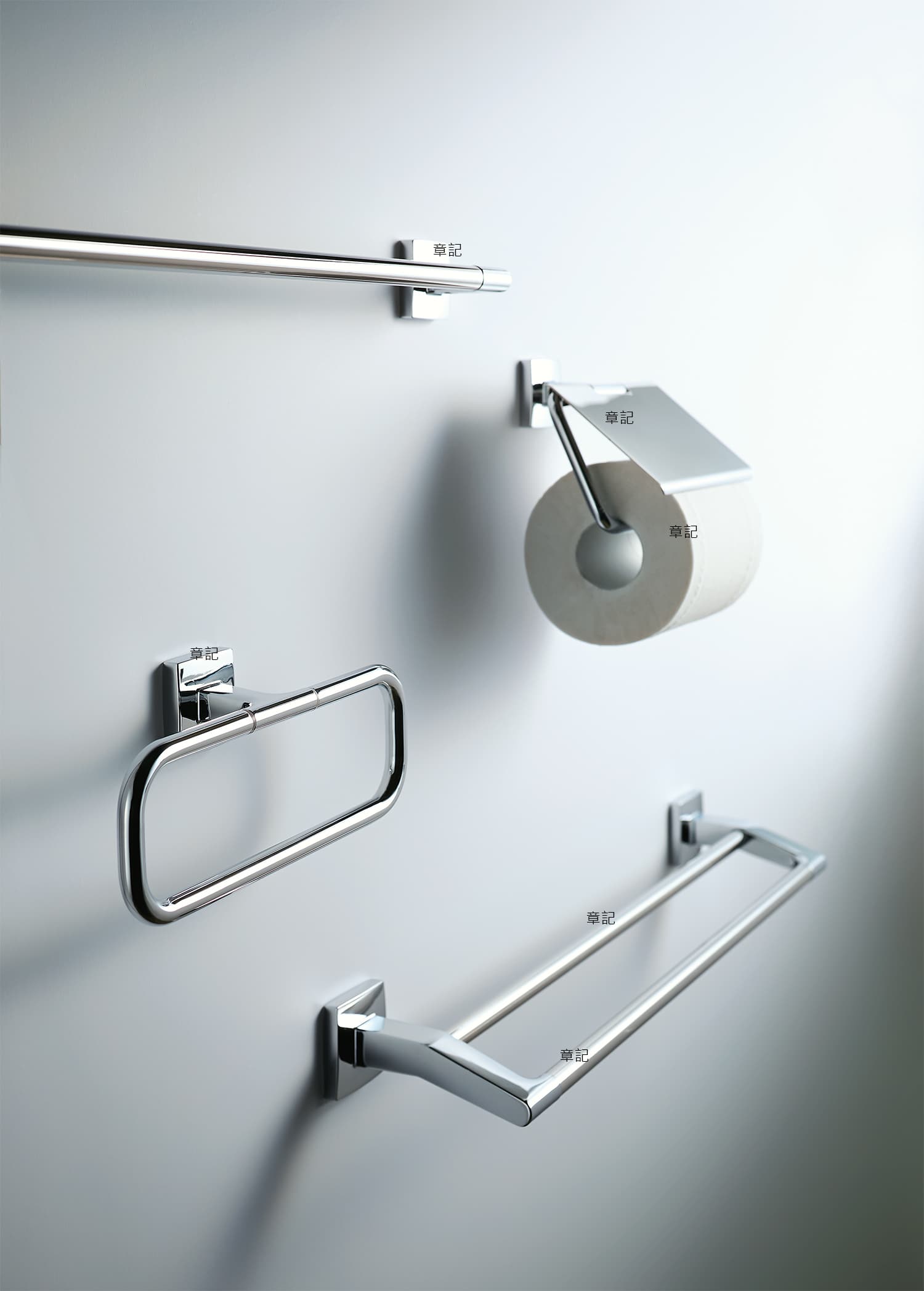 KAWAJUN 浴巾環(亮鉻+鏡面) SC-902-XCL | KOHLER章記衛廚(CBK)-衛浴廚具