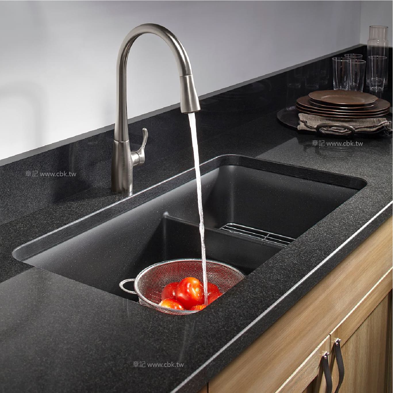 ギフト】【ギフト】KOHLER 8204-CM7 Cairn Sink, 33 In, Matte Graphite 並行輸入品 キッチン 